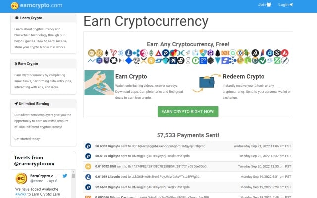 Earn Free Crypto with EarnCrypto